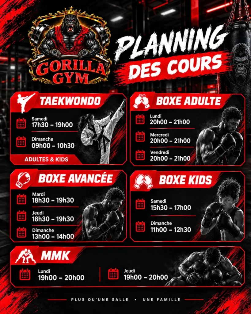 planning gorilla gym